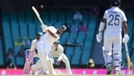 Rishabh Pant hits Nathan Lyon(ICC/Twitter) Rishabh Pant hits Nathan Lyon(ICC/Twitter)