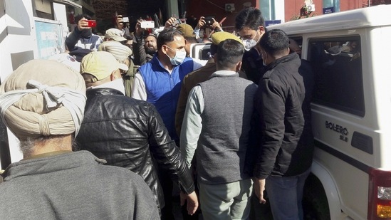 Jammu: Jammu and Kashmir Peoples Democratic Party (PDP) youth President Waheed-ur-Rehman Para being produced before NIA court, in Jammu, Friday, Nov. 27, 2020. (PTI Photo)(PTI27-11-2020_000203B)(PTI) Jammu: Jammu and Kashmir Peoples Democratic Party (PDP) youth President Waheed-ur-Rehman Para being produced before NIA court, in Jammu, Friday, Nov. 27, 2020. (PTI Photo)(PTI27-11-2020_000203B)(PTI)