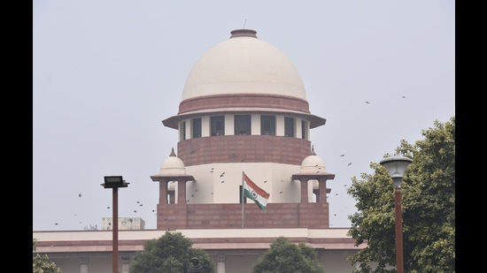 On January 11, 2021, a Supreme Court bench, led by Chief Justice of India (CJI) SA Bobde, reprimanded the executive for failing to manage the farm protests, and suggested it would stay the implementation of the laws (Sonu Mehta/HT PHOTO) On January 11, 2021, a Supreme Court bench, led by Chief Justice of India (CJI) SA Bobde, reprimanded the executive for failing to manage the farm protests, and suggested it would stay the implementation of the laws (Sonu Mehta/HT PHOTO)