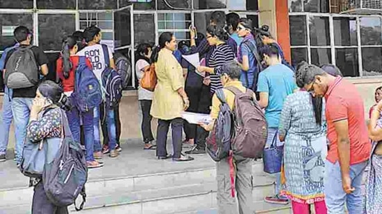 While the college managed to enrol five students in the programme in 2019, none opted for it this in 2020 even as the admission process concluded on December 31. (Representative Image)(Anupam Prashant Minz/HT PHOTO) While the college managed to enrol five students in the programme in 2019, none opted for it this in 2020 even as the admission process concluded on December 31. (Representative Image)(Anupam Prashant Minz/HT PHOTO)