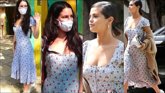 Selena gomez shop reformation dress