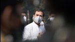 Congress leader Rahul Gandhi. (Sanjeev Verma/HT PHOTO) Congress leader Rahul Gandhi. (Sanjeev Verma/HT PHOTO)