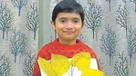 A student of Delhi Public School, Chandigarh, showcasing his creativity during the virtual activity.(HT) A student of Delhi Public School, Chandigarh, showcasing his creativity during the virtual activity.(HT)