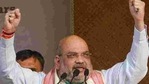 Union home minister Amit Shah during a speech.(PTI) Union home minister Amit Shah during a speech.(PTI)