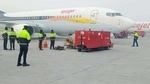 A 'puja' was performed before the vehicles left the facility.(Delhi airport) A 'puja' was performed before the vehicles left the facility.(Delhi airport)