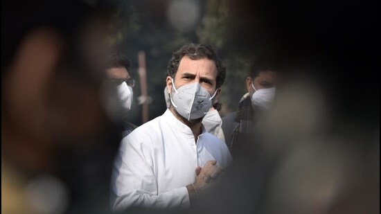 Congress leader Rahul Gandhi. (Sanjeev Verma/HT PHOTO)