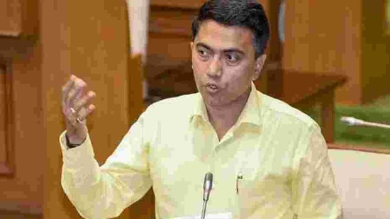 File photo: Goa chief minister Pramod Sawant.(PTI) File photo: Goa chief minister Pramod Sawant.(PTI)