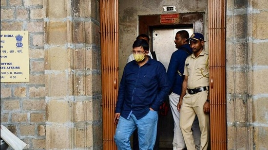Ram Kumar Tiwari, one of the owners of the famous Muchhad Paanwala from Mumbai, has been arrested in a drugs case by the Narcotics Contol Bureau, in Mumbai on Tuesday. (Bhushan Koyande/HT Photo) Ram Kumar Tiwari, one of the owners of the famous Muchhad Paanwala from Mumbai, has been arrested in a drugs case by the Narcotics Contol Bureau, in Mumbai on Tuesday. (Bhushan Koyande/HT Photo)