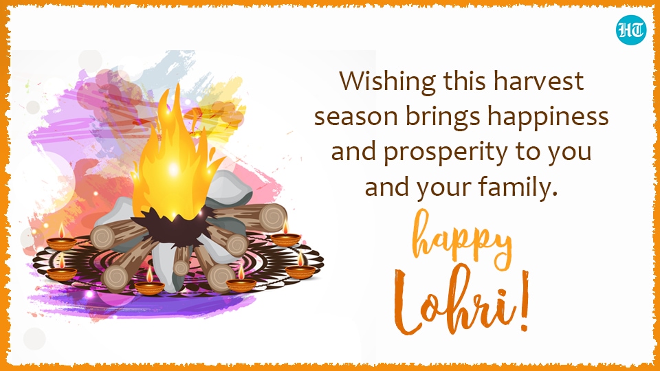 Wishing this harvest season brings happiness and prosperity to you and your family. Happy Lohri!