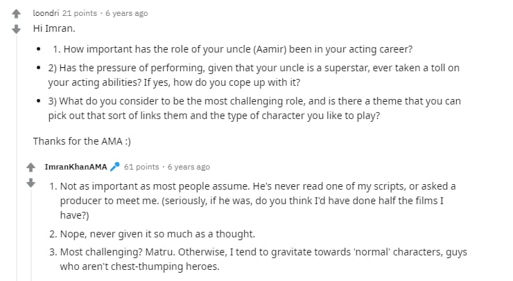 Screengrab from Imran Khan's AMA.