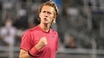 DELRAY BEACH, FLORIDA - JANUARY 12: Sebastian Korda reacts after winning a point against Cameron Norrie of Great Britain during the Semifinals of the Delray Beach Open by Vitacost.com at Delray Beach Tennis Center on January 12, 2021 in Delray Beach, Florida. Mark Brown/Getty Images/AFP
== FOR NEWSPAPERS, INTERNET, TELCOS & TELEVISION USE ONLY ==(AFP) DELRAY BEACH, FLORIDA - JANUARY 12: Sebastian Korda reacts after winning a point against Cameron Norrie of Great Britain during the Semifinals of the Delray Beach Open by Vitacost.com at Delray Beach Tennis Center on January 12, 2021 in Delray Beach, Florida. Mark Brown/Getty Images/AFP
== FOR NEWSPAPERS, INTERNET, TELCOS & TELEVISION USE ONLY ==(AFP)