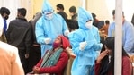 The daily Covid-19 cases in India are registering a consistent decline on a daily basis, the Union health ministry noted.(HT Photo) The daily Covid-19 cases in India are registering a consistent decline on a daily basis, the Union health ministry noted.(HT Photo)
