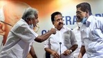 Thiruvananthapuram: Former chief minister Oommen Chandy, Opposition leader Ramesh Chennithala and KPCC President Mullapally Ramachandran during a press meet after the Kerala local body elections in Thiruvananthapuram, Wednesday, Dec. 16, 2020. (PTI Photo) (PTI16-12-2020_000273B)(PTI) Thiruvananthapuram: Former chief minister Oommen Chandy, Opposition leader Ramesh Chennithala and KPCC President Mullapally Ramachandran during a press meet after the Kerala local body elections in Thiruvananthapuram, Wednesday, Dec. 16, 2020. (PTI Photo) (PTI16-12-2020_000273B)(PTI)