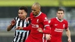 File photo of Liverpool's Fabinho tackling Newcastle's Jacob Murphy(AP) File photo of Liverpool's Fabinho tackling Newcastle's Jacob Murphy(AP)
