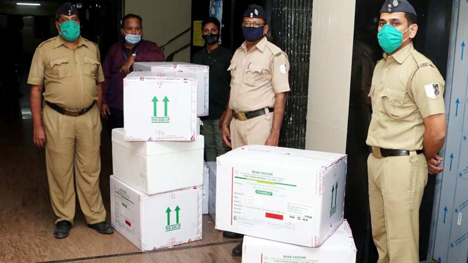 Mumbai airport delivers 2,72,400 doses of Covishield vaccine to 22 ...