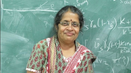 Rohini Godbole, 68, a professor at the Centre for High Energy Physics in the Indian Institute of Science (IISc), Bangalore.