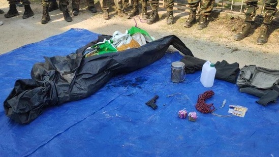 Dantewada Superintendent of Police (SP) Abhishek Pallava told HT that the encounter took place in the early hours in between the jungles of Chikpal and Marjum villages.(HT Photo ) Dantewada Superintendent of Police (SP) Abhishek Pallava told HT that the encounter took place in the early hours in between the jungles of Chikpal and Marjum villages.(HT Photo )