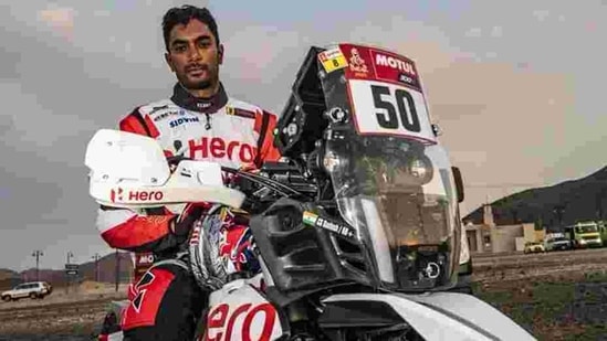 Photo of Indian motorcycle racer CS Santosh(Twitter) Photo of Indian motorcycle racer CS Santosh(Twitter)