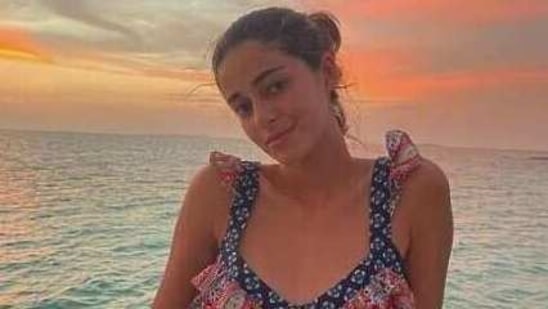 Ananya Panday rang in the New Year in the Maldives.