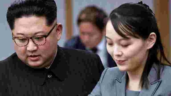 Kim Yo Jong made her debut at a major global event in 2018 when she served as her brother’s envoy to the Winter Olympics in South Korea, sitting behind U.S. Vice President Mike Pence at opening ceremonies.(Reuters) Kim Yo Jong made her debut at a major global event in 2018 when she served as her brother’s envoy to the Winter Olympics in South Korea, sitting behind U.S. Vice President Mike Pence at opening ceremonies.(Reuters)