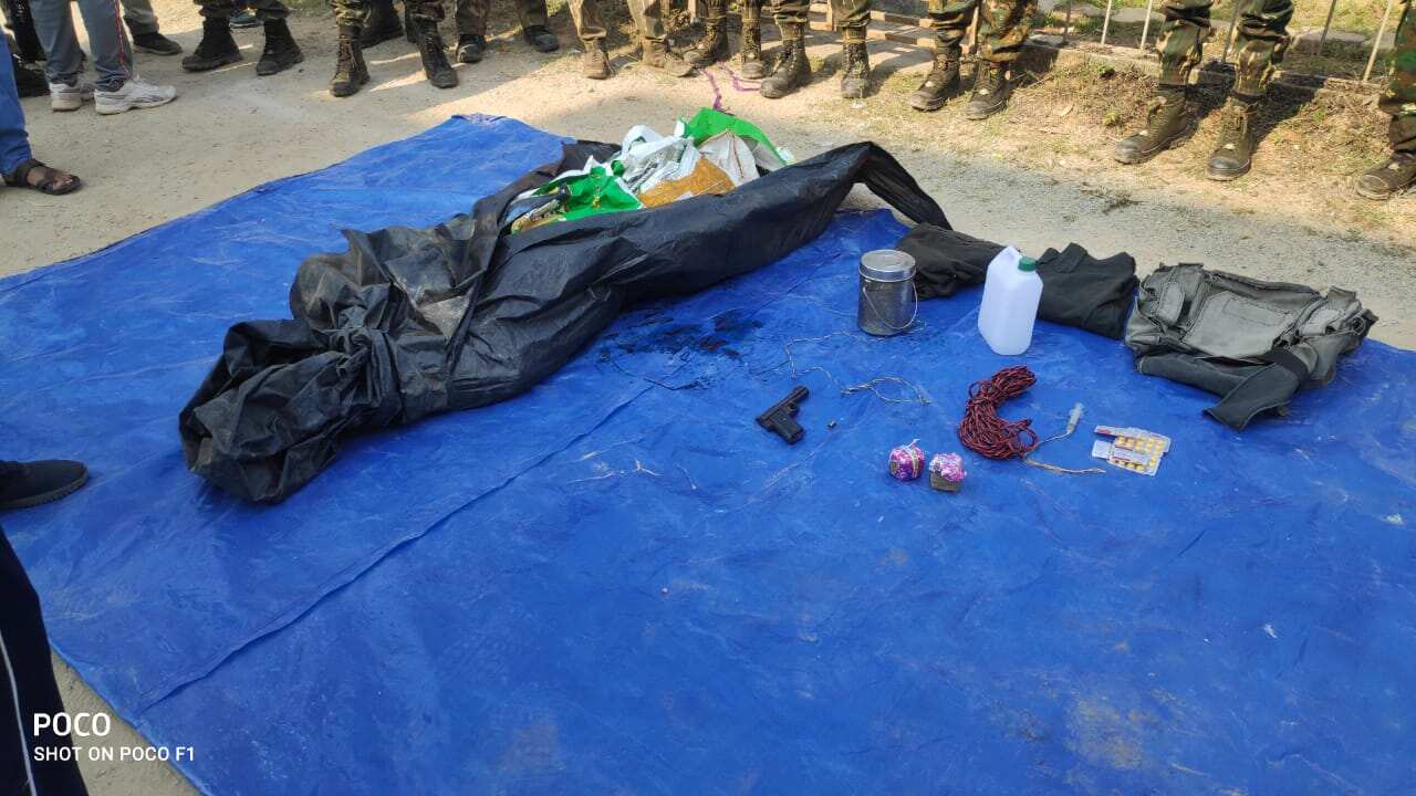 Dantewada Superintendent of Police (SP) Abhishek Pallava told HT that the encounter took place in the early hours in between the jungles of Chikpal and Marjum villages. (HT Photo ) Dantewada Superintendent of Police (SP) Abhishek Pallava told HT that the encounter took place in the early hours in between the jungles of Chikpal and Marjum villages. (HT Photo )