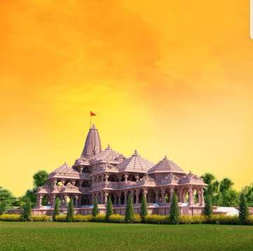 A replica of the Ram temple in Ayodhya (Photo@ShriRamTeerth) A replica of the Ram temple in Ayodhya (Photo@ShriRamTeerth)