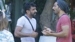 Abhinav Shukla confronts Eijaz Khan. Abhinav Shukla confronts Eijaz Khan.