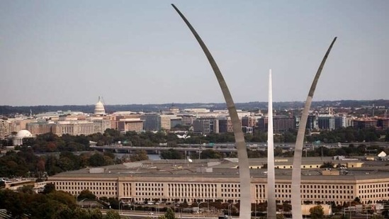 FILE PHOTO: The Pentagon building is seen in Arlington, Virginia, U.S. October 9, 2020. REUTERS/Carlos Barria/File Photo(REUTERS)