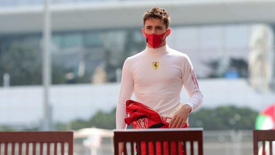 FILE PHOTO: Formula One F1 - Abu Dhabi Grand Prix - Yas Marina Circuit, Abu Dhabi, United Arab Emirates - December 12, 2020 Ferrari's Charles Leclerc before practice FIA/Handout via REUTERS ATTENTION EDITORS - THIS IMAGE HAS BEEN SUPPLIED BY A THIRD PARTY. NO RESALES. NO ARCHIVES/File Photo(REUTERS)