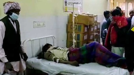 Four people dead, six fall ill after consuming poisonous liquor in Bharatpur on Wednesday. (ANI Photo) Four people dead, six fall ill after consuming poisonous liquor in Bharatpur on Wednesday. (ANI Photo)