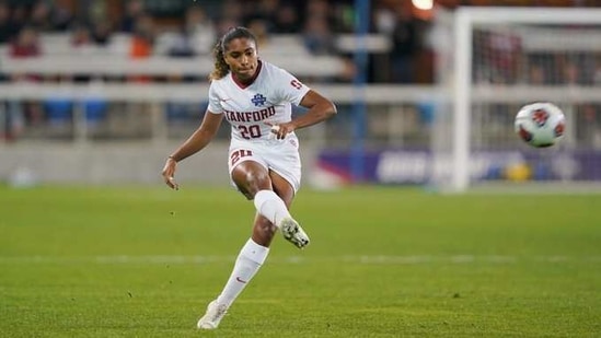 Photo of Brazilian-born midfielder Catarina Macario(Twitter) Photo of Brazilian-born midfielder Catarina Macario(Twitter)