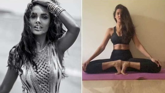 Esha Gupta does extremely difficult asana with utmost ease(Instagram/egupta)