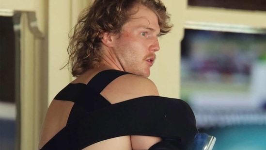 Will Pucovski injured his shoulder while fielding during SCG Test. (Getty) Will Pucovski injured his shoulder while fielding during SCG Test. (Getty)