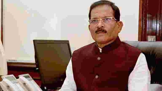 Minister Shripad Naik was replying to a question on whether the defence ministry will consider using and selling only “Made in India” products in its stores.(PTI) Minister Shripad Naik was replying to a question on whether the defence ministry will consider using and selling only “Made in India” products in its stores.(PTI)