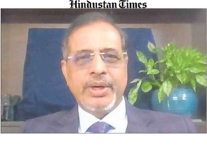 Ahlcon Group of Schools director and NPSC ex-chairperson Dr. Ashok K Pandey (in pic) was the guest of honour and main speaker. (HT) Ahlcon Group of Schools director and NPSC ex-chairperson Dr. Ashok K Pandey (in pic) was the guest of honour and main speaker. (HT)