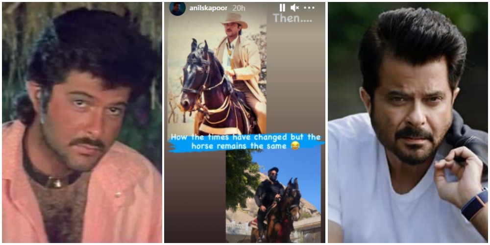 Anil Kapoor shared a collage (centre) and spoke of how times had changed. Anil Kapoor shared a collage (centre) and spoke of how times had changed.