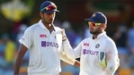 India's Washington Sundar, left, is congratulated by teammate Rishabh Pant following play on the first day of the fourth cricket test between India and Australia at the Gabba, Brisbane, Australia, Friday, Jan. 15, 2021. (AP) India's Washington Sundar, left, is congratulated by teammate Rishabh Pant following play on the first day of the fourth cricket test between India and Australia at the Gabba, Brisbane, Australia, Friday, Jan. 15, 2021. (AP)
