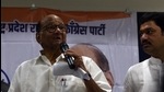 Sharad Pawar and Dhananjay Munde. (Hindustan Times) Sharad Pawar and Dhananjay Munde. (Hindustan Times)