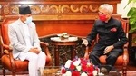 Nepalese foreign minister Pradeep Gyawali co-chaired a meeting of the bilateral joint commission with External Affairs minister S Jaishankar and reviewed all aspects of cooperation, ranging from connectivity and trade to water resources and border management. (TWITTER). Nepalese foreign minister Pradeep Gyawali co-chaired a meeting of the bilateral joint commission with External Affairs minister S Jaishankar and reviewed all aspects of cooperation, ranging from connectivity and trade to water resources and border management. (TWITTER).