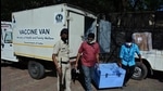 Covid-19 reaches Thane to be distributed in Thane, Palghar and Raigad districts in Maharashtra, on January 13. (HT file) Covid-19 reaches Thane to be distributed in Thane, Palghar and Raigad districts in Maharashtra, on January 13. (HT file)