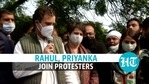 Rahul, Priyanka join Congress protest Rahul, Priyanka join Congress protest
