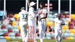 T Natarajan after dismissing centurion Marnus Labuschagne. (Getty Images) T Natarajan after dismissing centurion Marnus Labuschagne. (Getty Images)