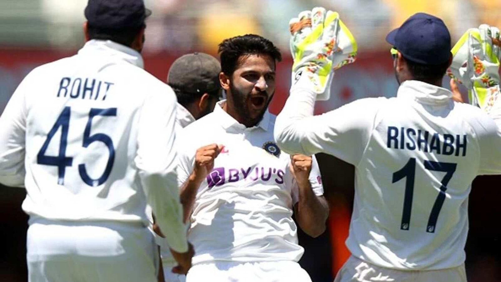 India vs Australia: Dream start for Shardul Thakur, dismisses Marcus Harris for maiden Test wicket - WATCH