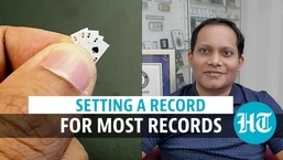 Meet the Indian with an unusual Guinness record