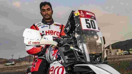 Photo of Indian motorcycle racer CS Santosh(Twitter) Photo of Indian motorcycle racer CS Santosh(Twitter)