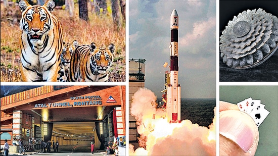 India currently holds the record for world’s longest high-altitude tunnel, cheapest successful mission to Mars and largest camera trap wildlife survey, among other things. Indians hold the records for most diamonds on a single ring and smallest deck of playing cards, among many, many others. (IMAGES: HT Archive, Renani Jewels) India currently holds the record for world’s longest high-altitude tunnel, cheapest successful mission to Mars and largest camera trap wildlife survey, among other things. Indians hold the records for most diamonds on a single ring and smallest deck of playing cards, among many, many others. (IMAGES: HT Archive, Renani Jewels)