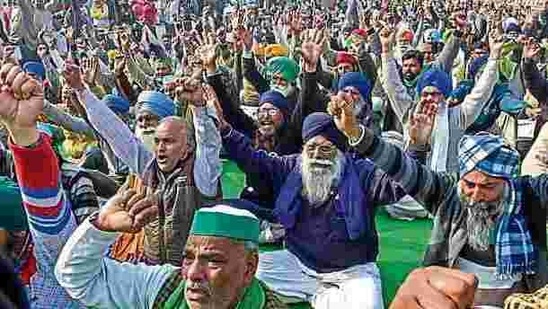 The farm unions said they would go ahead with a planned tractor march in the national capital in a peaceful way on Republic Day. (HT_PRINT) The farm unions said they would go ahead with a planned tractor march in the national capital in a peaceful way on Republic Day. (HT_PRINT)