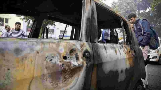 The retired air force officer's body was found charred inside his burnt out car. (ANI file photo/Representational use) The retired air force officer's body was found charred inside his burnt out car. (ANI file photo/Representational use)