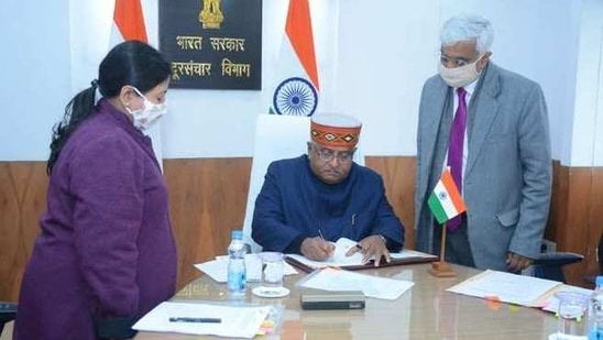 Union minister for telecommunications Ravi Shankar Prasad.(@rsprasad/Twitter) Union minister for telecommunications Ravi Shankar Prasad.(@rsprasad/Twitter)