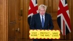 Britain's Prime Minister Boris Johnson arrives for a media briefing on Covid-19, in Downing Street, London.(AP) Britain's Prime Minister Boris Johnson arrives for a media briefing on Covid-19, in Downing Street, London.(AP)